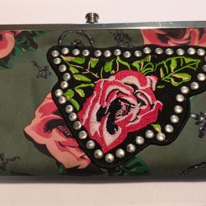 Betsey Johnson clutch purse- pouchette – wallet/ bag